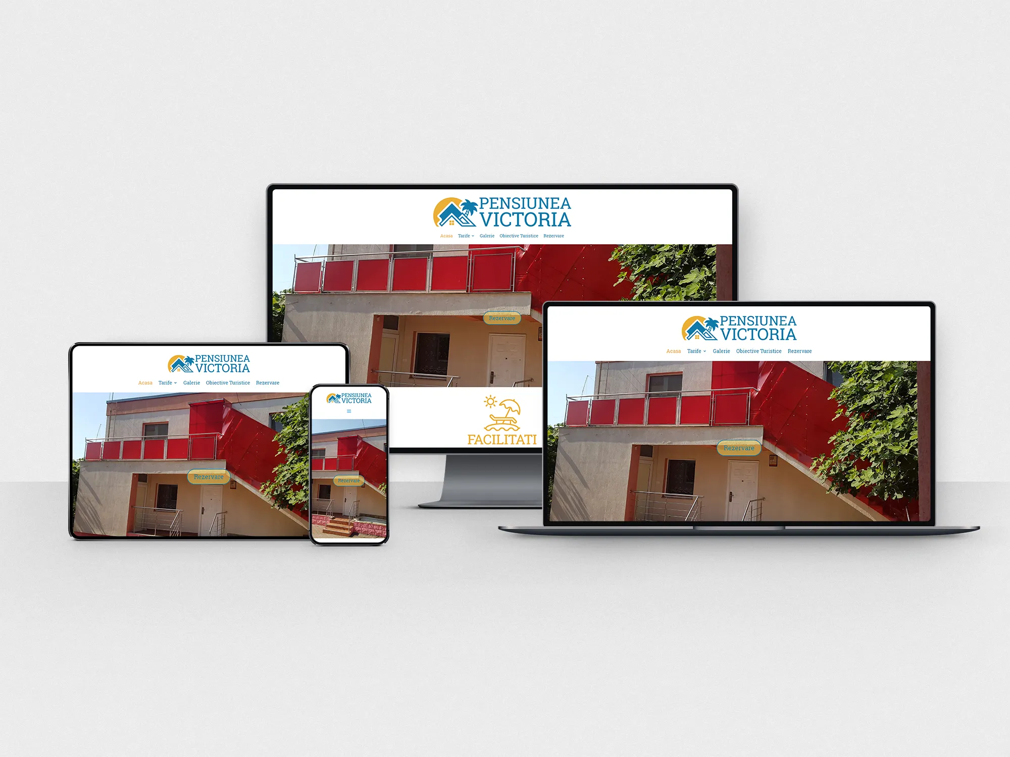 Portofoliu Web Design Redesign site Pensiunea Victoria